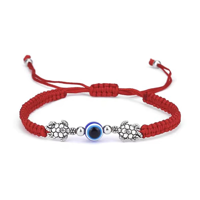 Turkish Lucky Evil Eye Bracelets Blue Evil Eye Bead Bracelet Men Women Handmade Lucky Jewelry Charm Bracelet Female Dropshipping