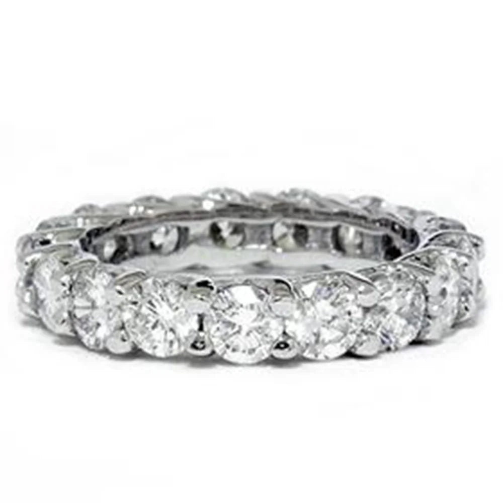 Pompeii 3Ct Real Diamond Eternity Anniversary Wedding Ring (G/H,SI)