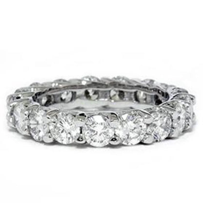 Pompeii 3Ct Real Diamond Eternity Anniversary Wedding Ring (G/H,SI)