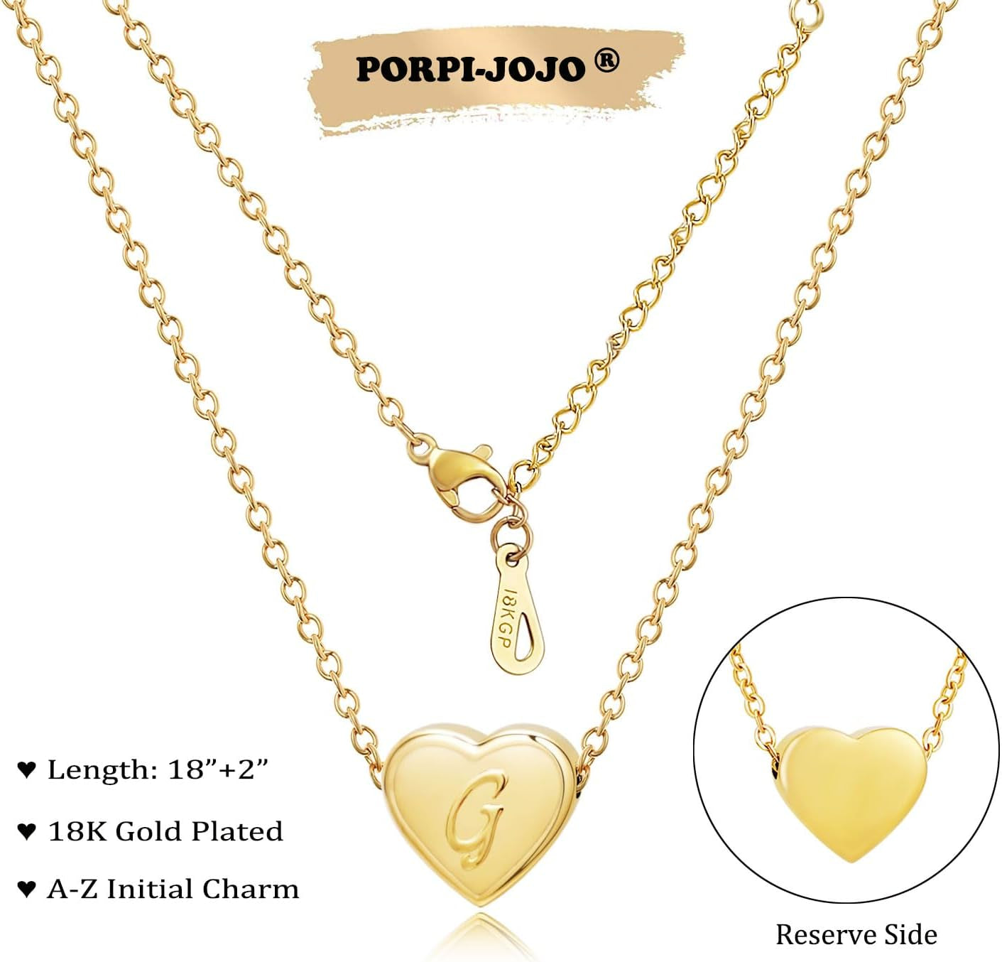 Initial Necklace for Women Letter Necklaces for Girls Dainty Gold Heart Pendant for Little Girls Birthday Gifts for Teens