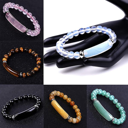 8Mm Clear Quartz Stretch Bracelet Energy Handmade Bracelet Gifts for Women