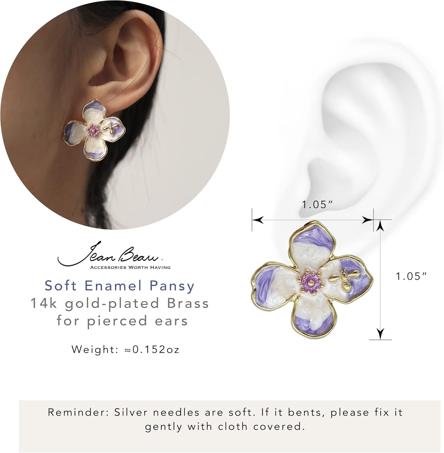 Pearl Flower Leaf Stud Earrings for Women Statement Cluster CZ Pearls Earring Gold Plated Sterling Silver Wedding Prom Birthday Fashion Jewelry Gift