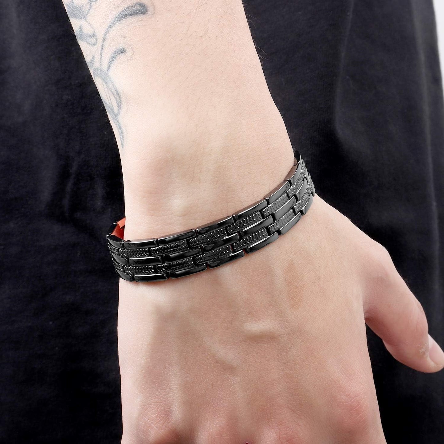 Mens Copper Bracelet for Magnetic Adjustable Bracelets