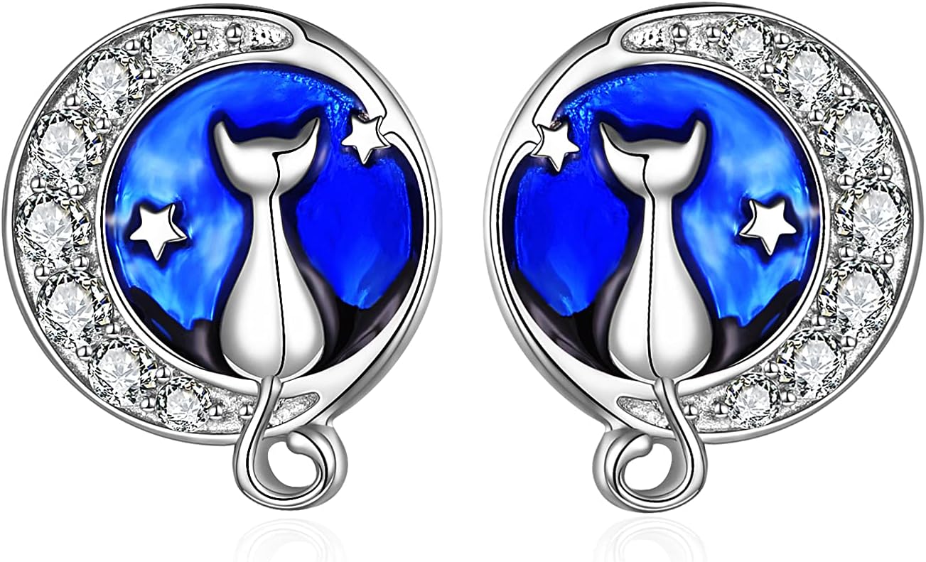 S925 Sterling Silver Stud Earrings for Women Hypoallergenic Earrings