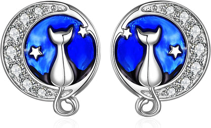 S925 Sterling Silver Stud Earrings for Women Hypoallergenic Earrings