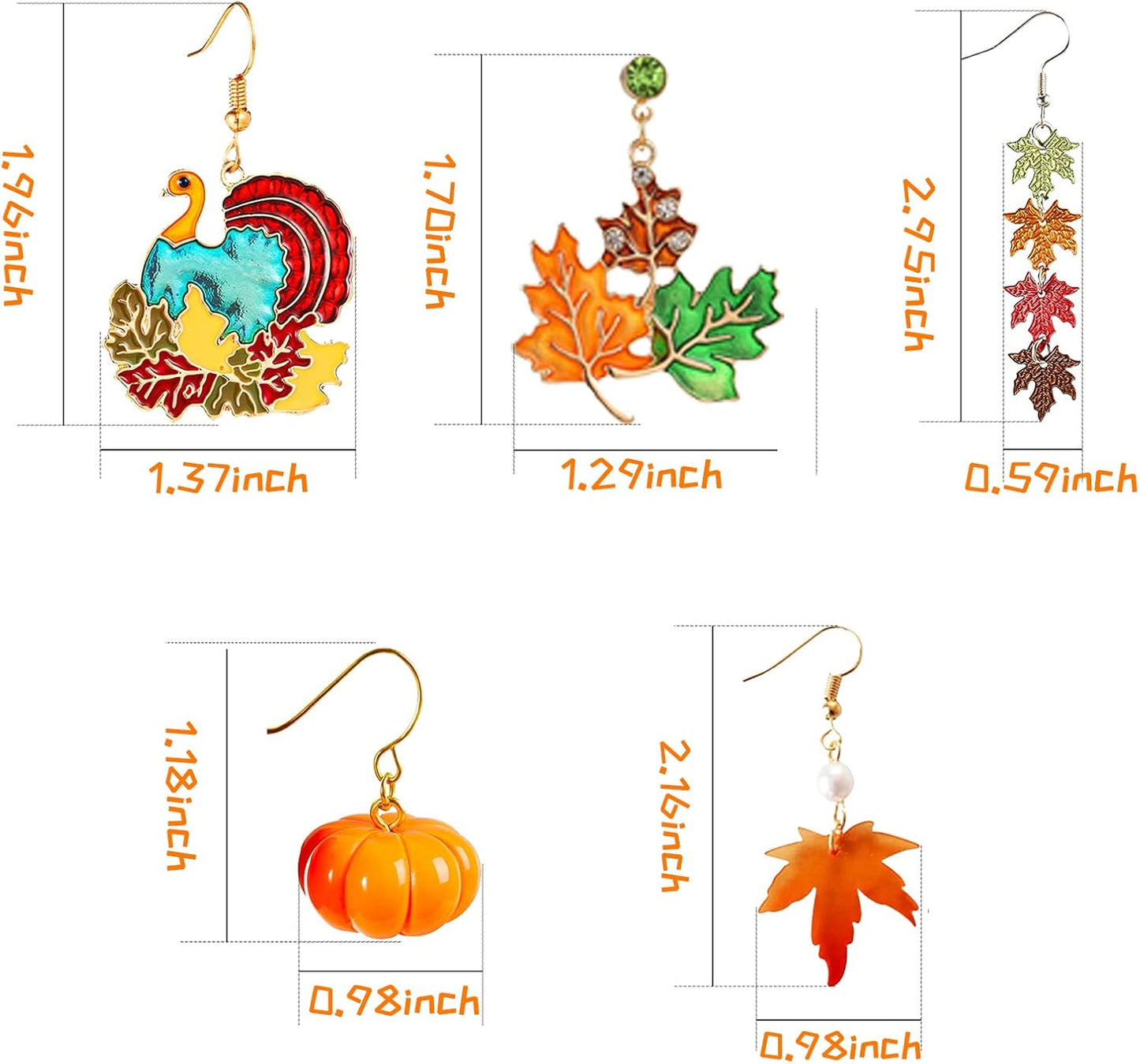 Halloween Earrings for Women Skeleton Spider Pumpkin Ghost Bat Dangle Earrings Set Gothic Jewelry Halloween Accessories Costumes Woman 2025 Party Favors