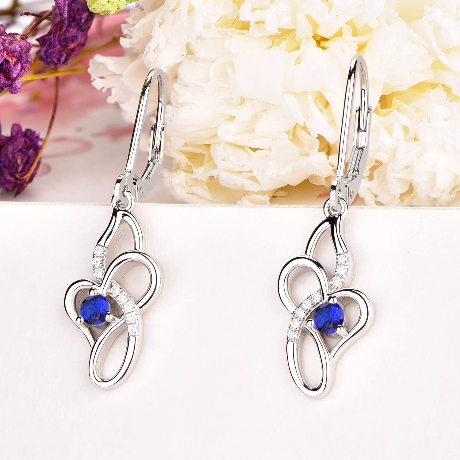 Earrings for Women,Sterling Silver Dangle Earrings for Women Hypoallergenic Cute Earrings for Women Teardrop Earrings