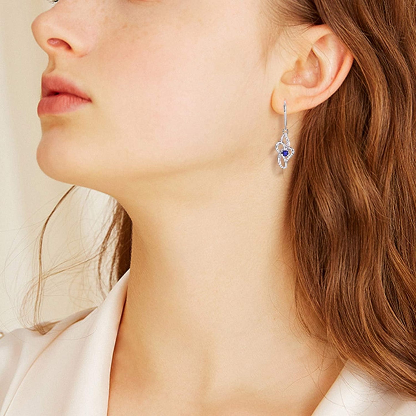 Earrings for Women,Sterling Silver Dangle Earrings for Women Hypoallergenic Cute Earrings for Women Teardrop Earrings