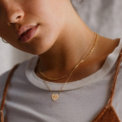 Gold Necklace for Women 14K Gold Plated Emerald Necklace Pendant with CZ Simple Adjustable Chain Choker Necklaces Jewelry for Women