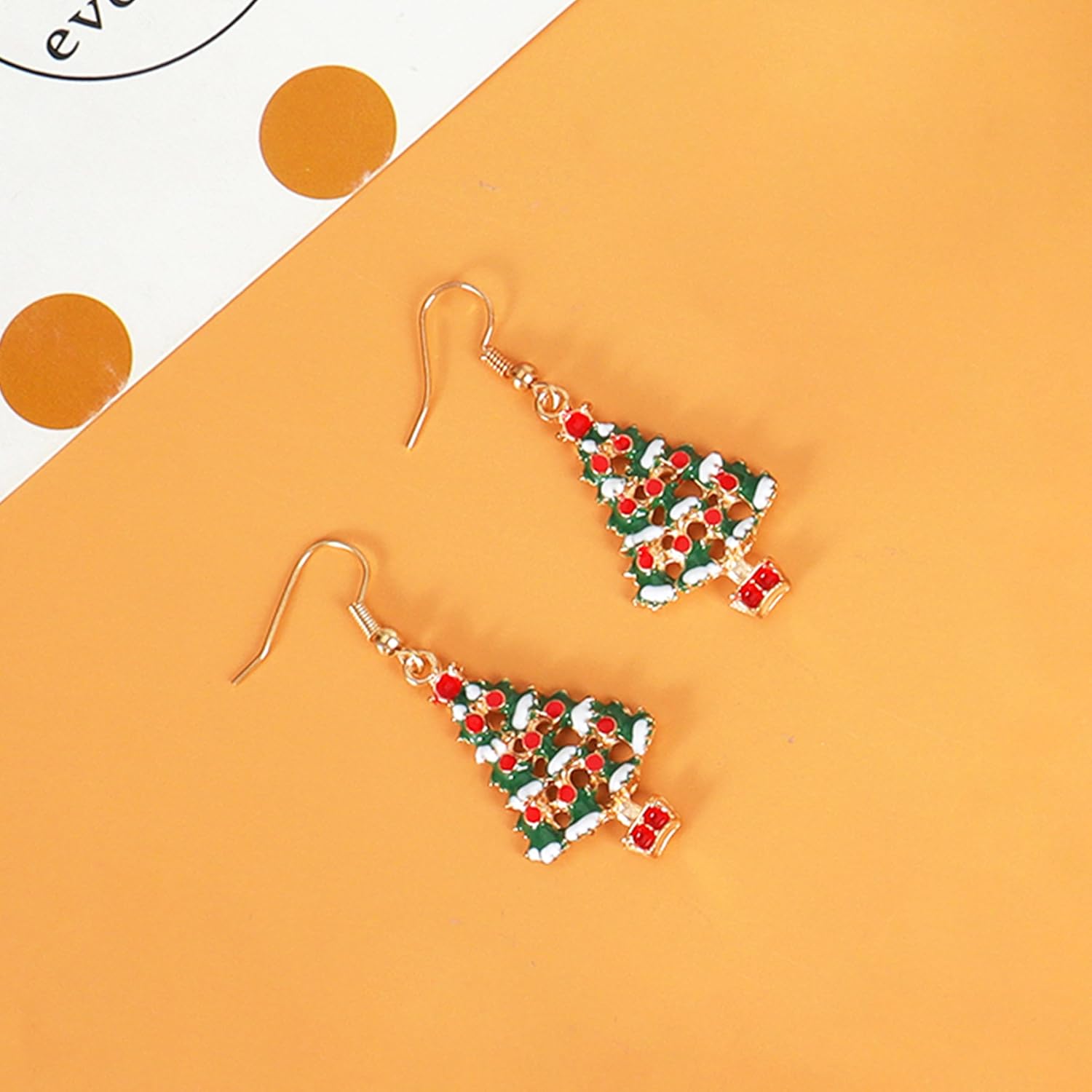 Christmas Earrings for Women Christmas Tree Dangle Earrings Snowflake Santa Candy Cane Snowman Penguin Earrings Holiday Winter Earrings Christmas Stocking Stuffers Gifts