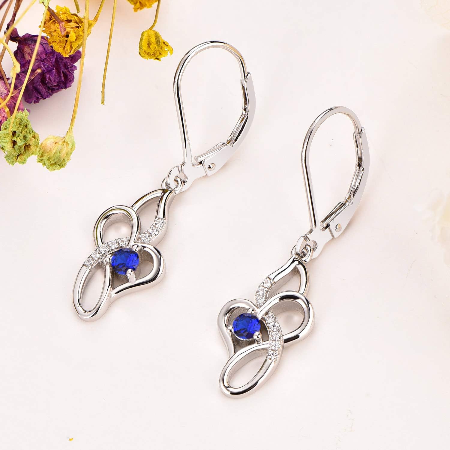 Earrings for Women,Sterling Silver Dangle Earrings for Women Hypoallergenic Cute Earrings for Women Teardrop Earrings