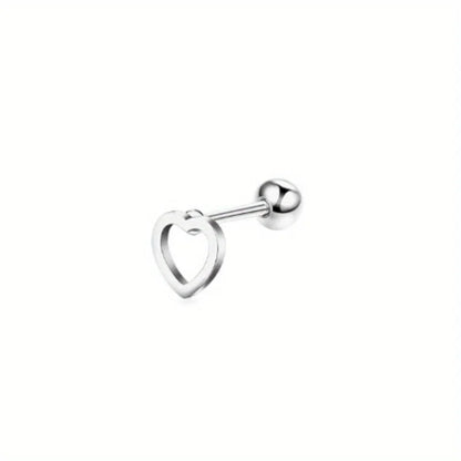 1Pc Cartilage Stainless Steel Piercing Jewelry 16G Earring Stud for Women Men Stylish Piercing Jewelry