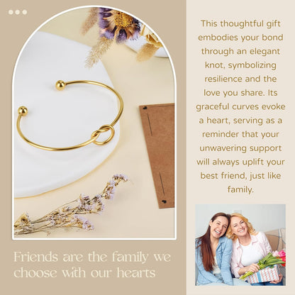 Best Friend Gifts for Women - Forever Love Knot Friendship Bracelets, Friendship