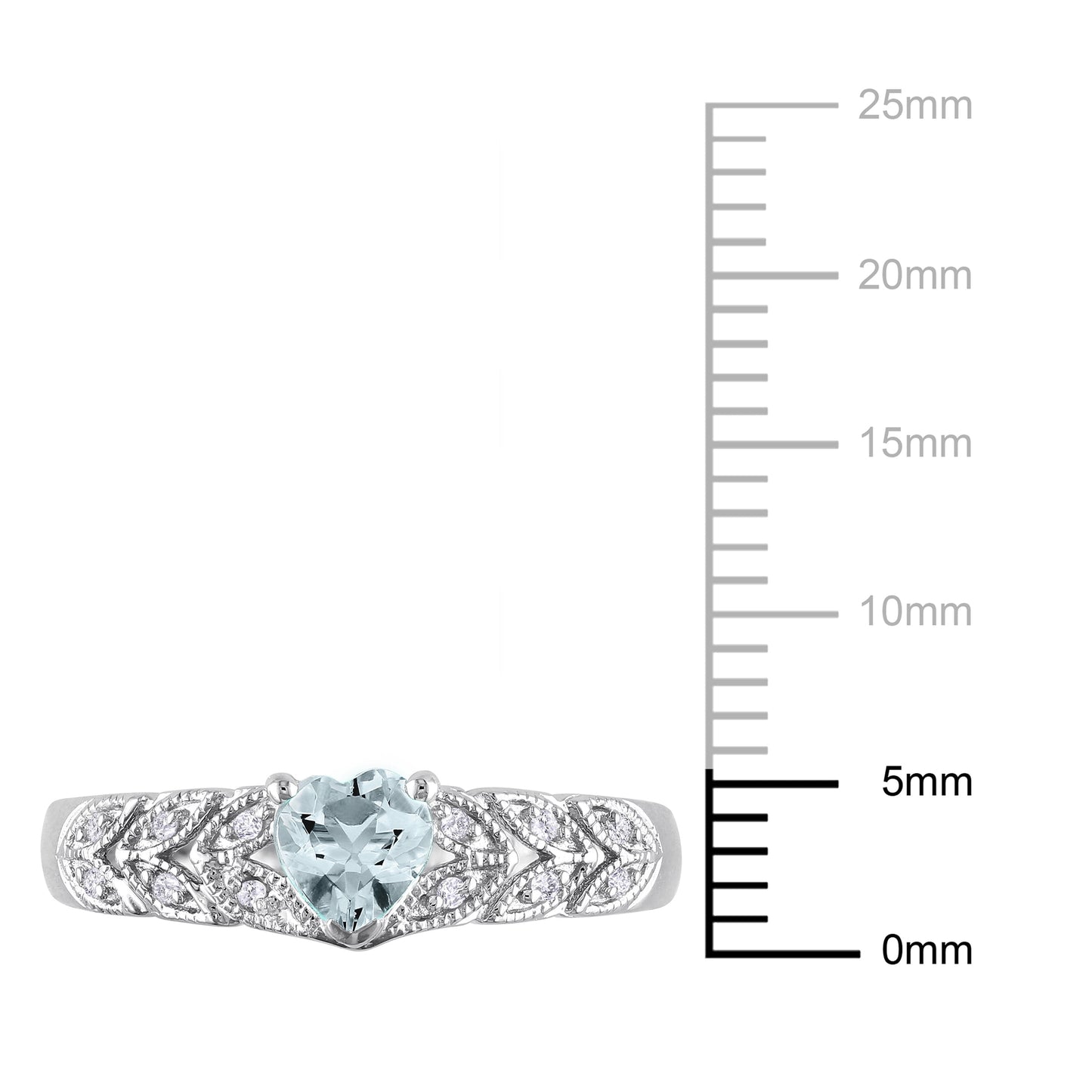 Women'S Aquamarine Sterling Silver Ring