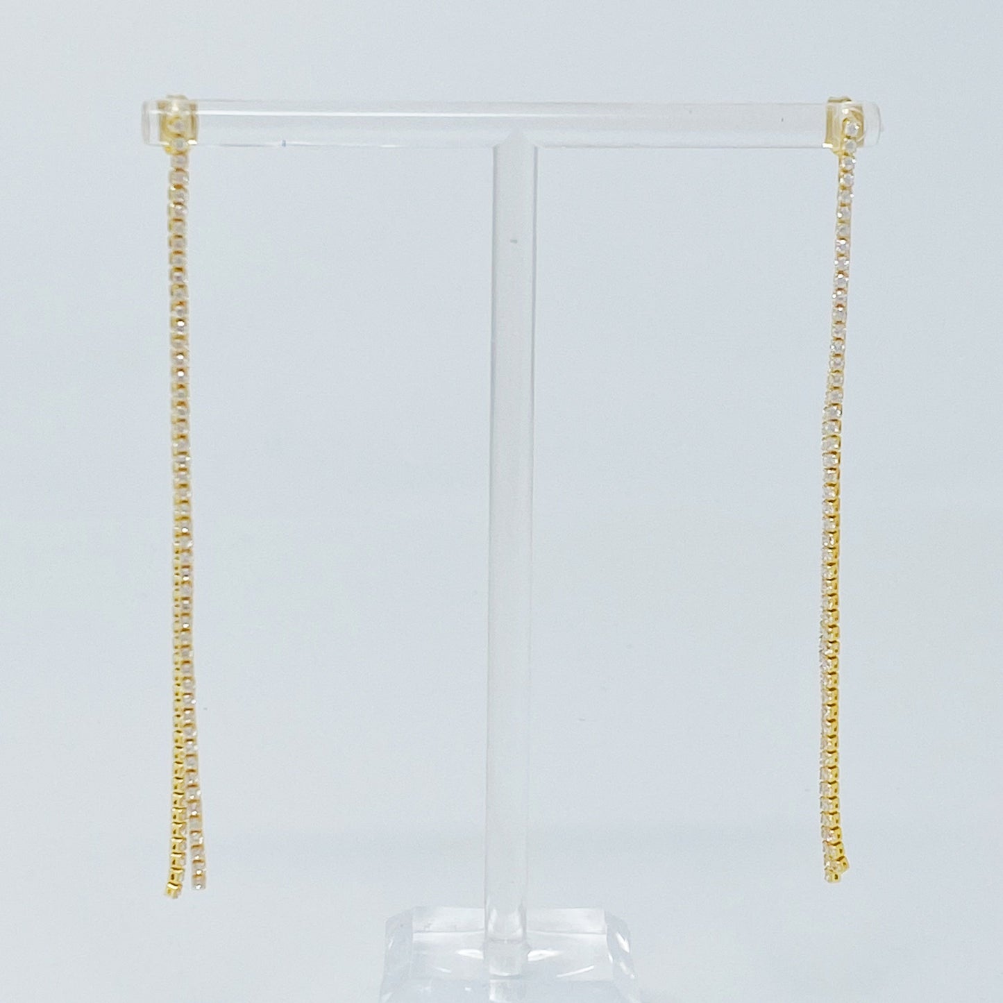 Delicate Shine Back Drop Earrings