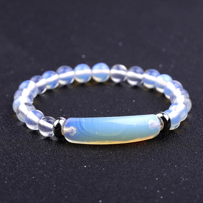 8Mm Clear Quartz Stretch Bracelet Energy Handmade Bracelet Gifts for Women