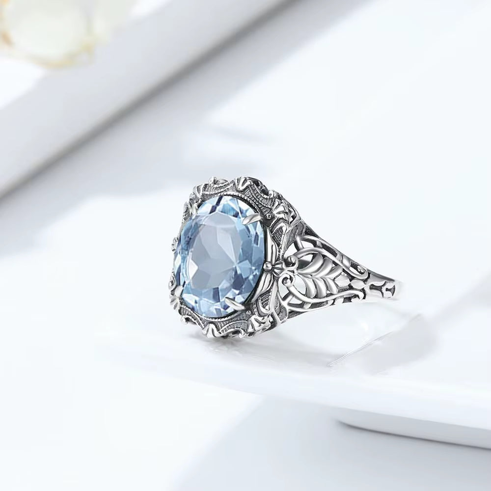 Silver 925 Ring for Women Real 925 Sterling Silver Kpop Ring Undefined Handmade Designer Unique Luxury Jewelry Delicate