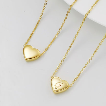 Initial Necklace for Women Letter Necklaces for Girls Dainty Gold Heart Pendant for Little Girls Birthday Gifts for Teens