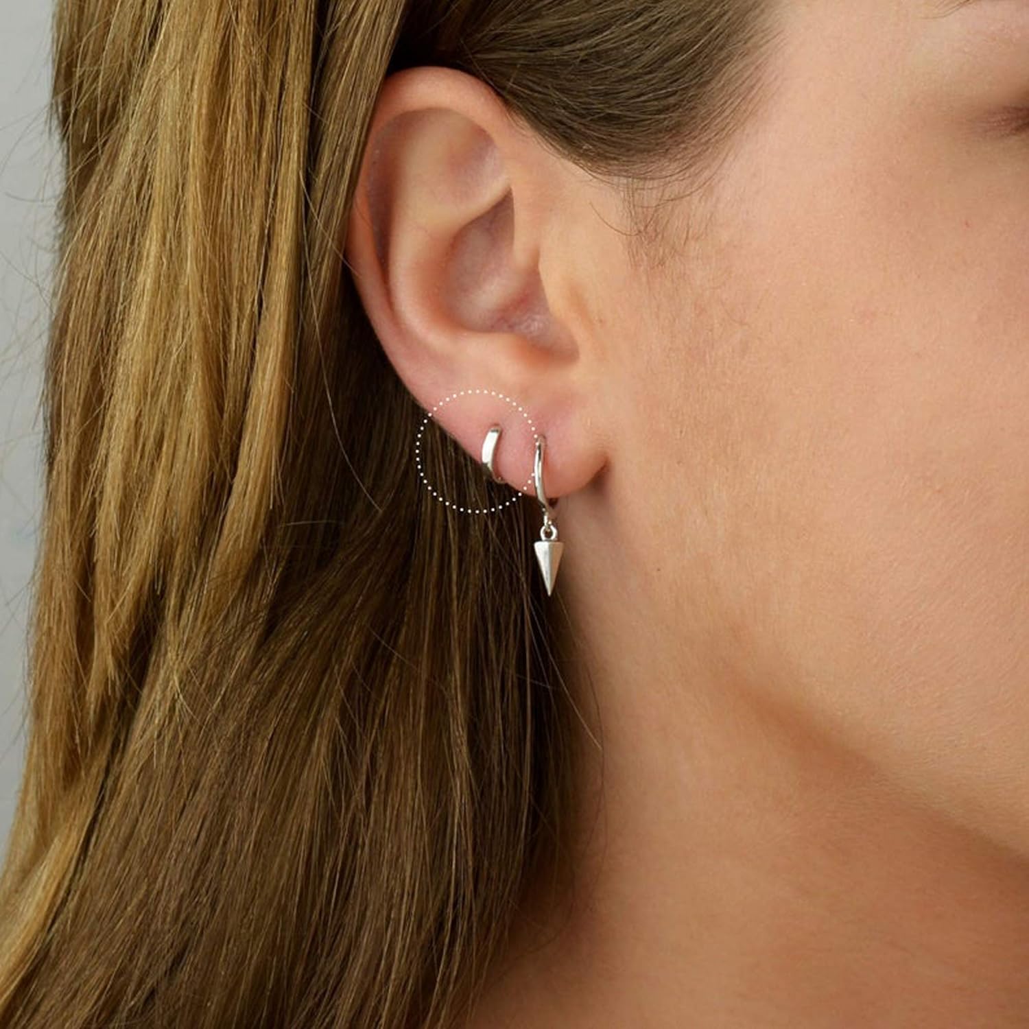 3 Pairs Small Hoop Earrings Set for Women, 14K Gold Plated Huggie Hoop Earrings for Men, Tiny Cartilage Hypoallergenic Earring Set