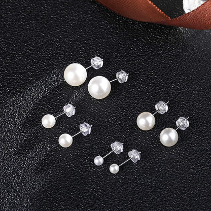 Pearl Stud Earrings Freshwater Pearl Ear Rings Hypoallergenic Earrings 4Mm-12Mm for Women Bridesmaids Gifts