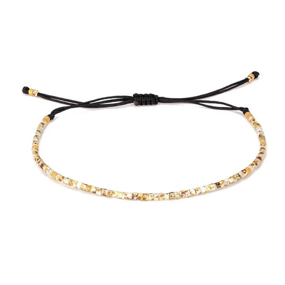 Handmade New Friendship Bracelets Thin Rope Miyuki Beaded Bracelets for Women Men Fashion Charm Jewelry