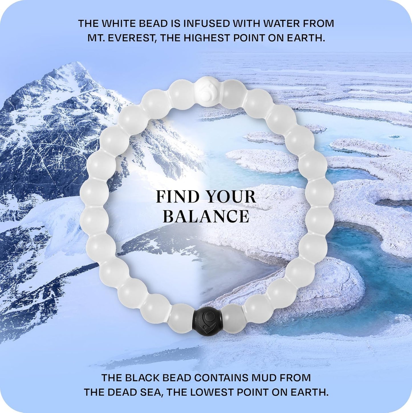Beaded Bracelets for Women & Men - Silicone Stretch Bead Bracelet Jewelry