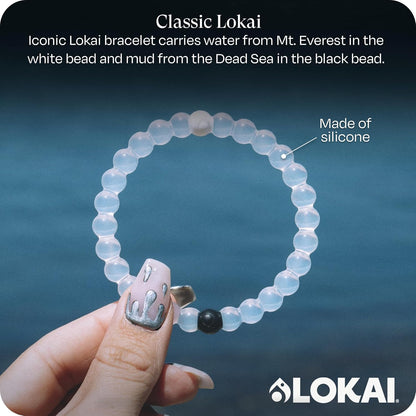 Beaded Bracelets for Women & Men - Silicone Stretch Bead Bracelet Jewelry