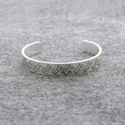 Inspirational Bracelets for Women Mom Personalized Gift for Her Engraved Mantra Cuff Bangle Birthday Jewelry