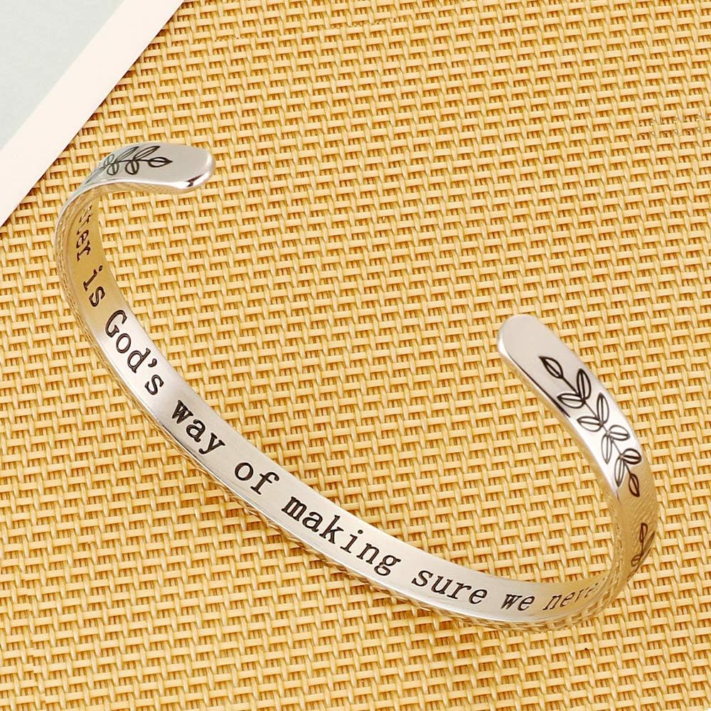 Bracelets for Women Girls, Mantra Bracelet Funny Inspirational Jewelry Gifts for Best Friend, Mom, Daughter, Son, Sister, Niece Birthday Mothers Day Present Come Gift Box