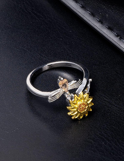 Rotatable Anxiety & Fidget Spinner Ring