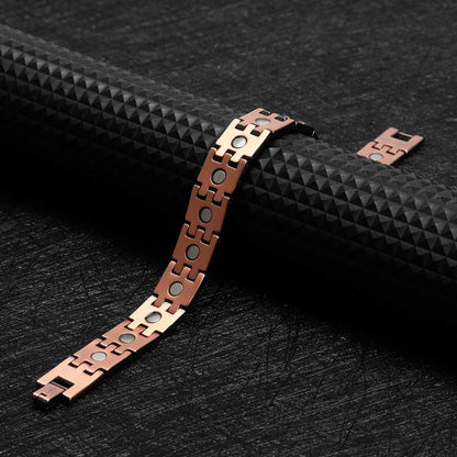 Mens Copper Bracelet for Magnetic Adjustable Bracelets
