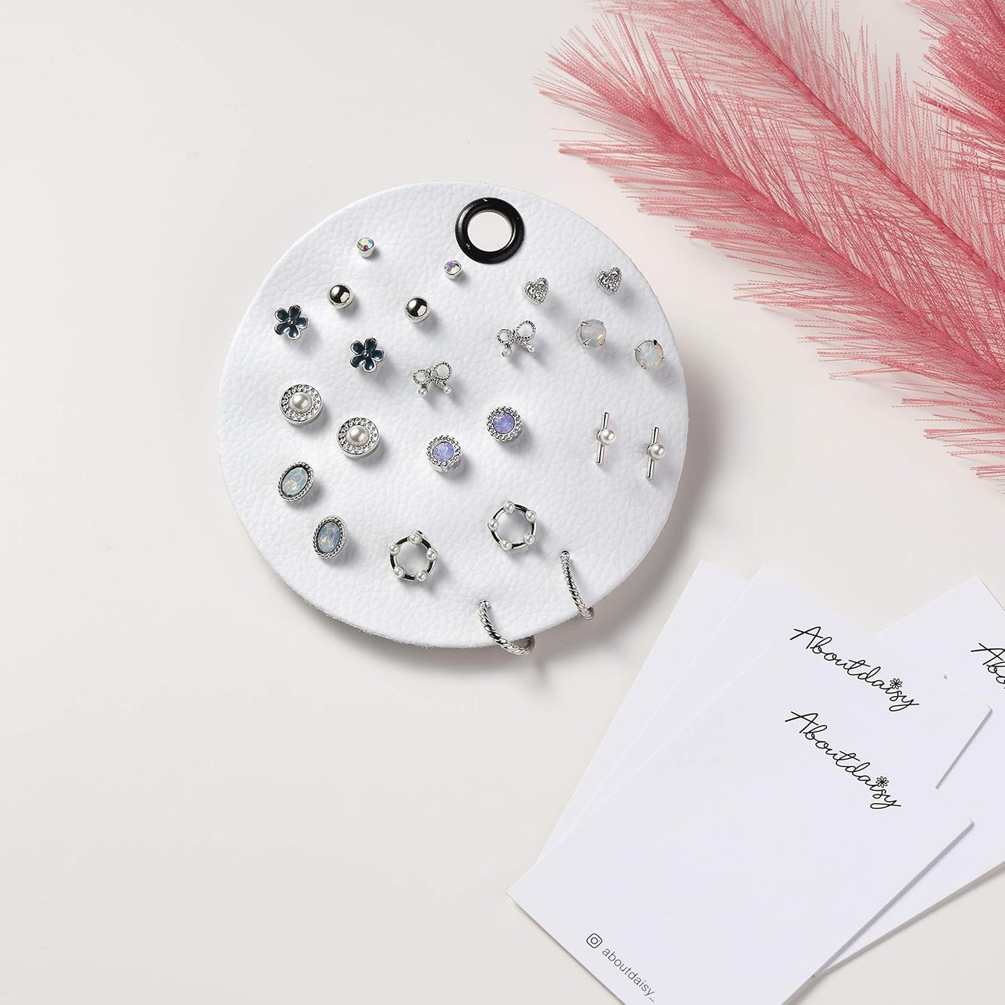 12 Pairs Acrylic Stud Set Earrings for Women, Diverse Colorful Hypoallergenic Fashion Jewelry for Special Moments Christmas Valentines Mother'S Day Gift