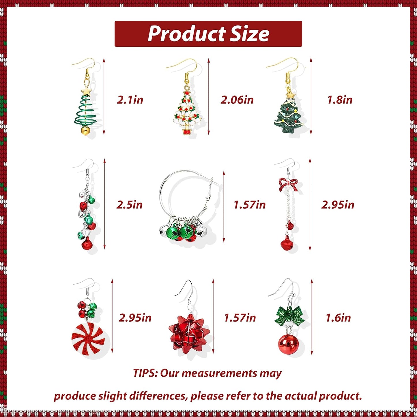 Christmas Earrings for Women Pink Flamingo Tree Snowflake Bow Jingle Bell Dangling Trendy Holiday Earrings Stocking Stuffers Christmas Jewelry Gifts Outfits Accessories