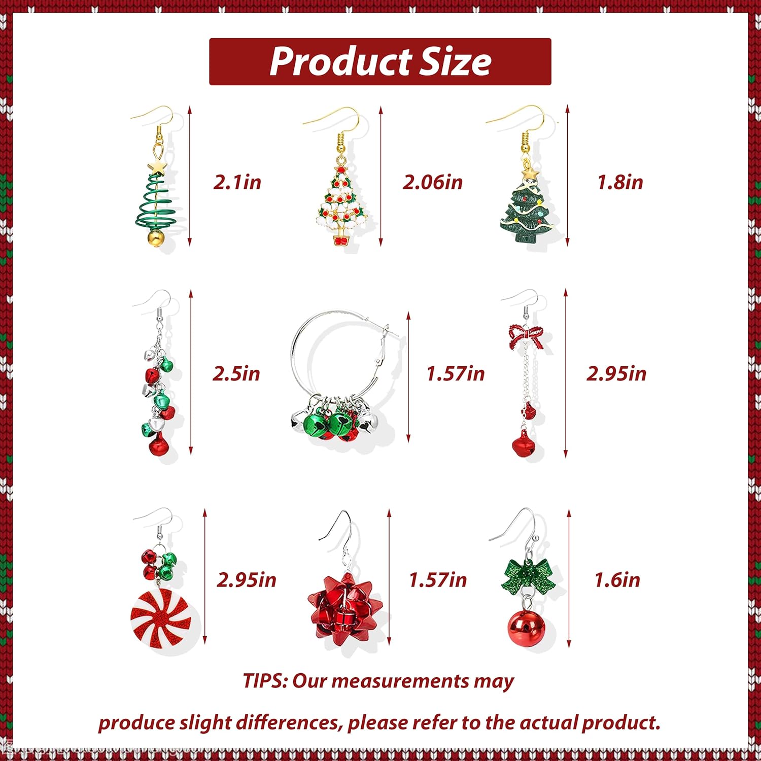 Christmas Earrings for Women Pink Flamingo Tree Snowflake Bow Jingle Bell Dangling Trendy Holiday Earrings Stocking Stuffers Christmas Jewelry Gifts Outfits Accessories