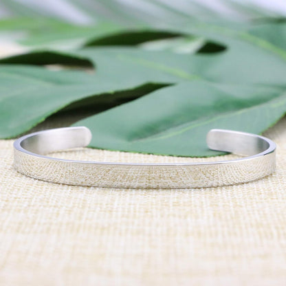 Bracelets for Women Personalized Inspirational Jewelry Mantra Cuff Bangle Friend Encouragement Gift for Her