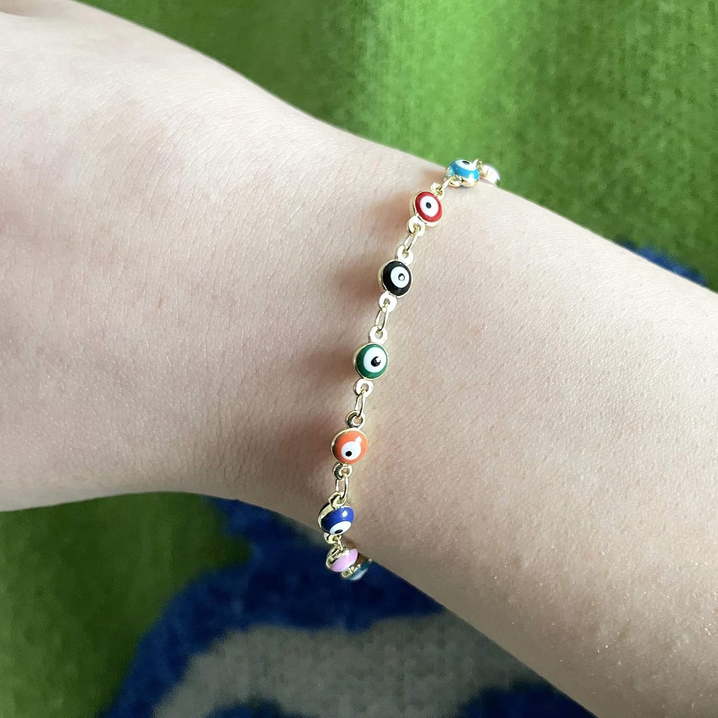 Evil Eye Bracelets Evil Eye Anklet Bracelet for Women Men Rakhi Bracelet Black Thread for Evil Eye Red Protection Bracelet Mal De Ojo Bracelets Women Gifts for Christmas