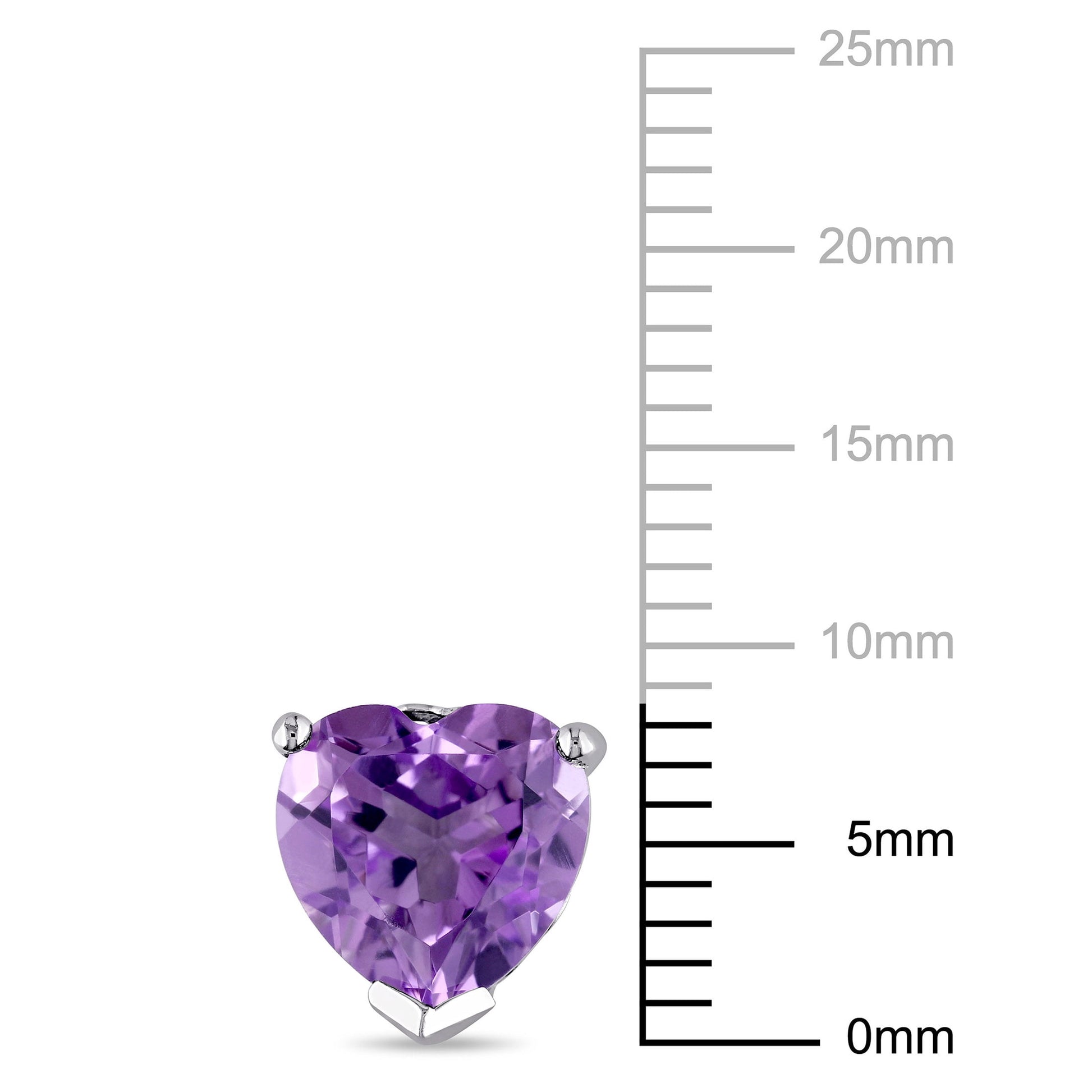 Women'S Amethyst Sterling Silver Earrings