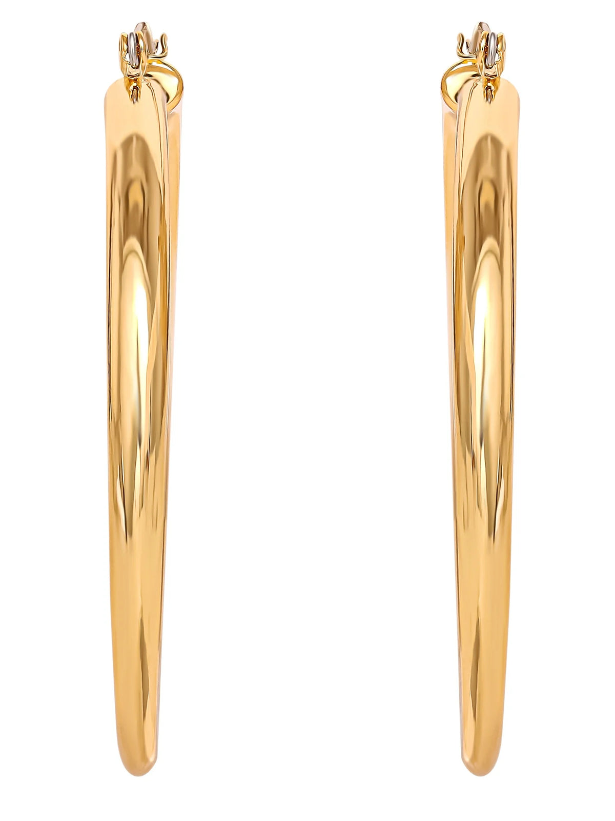 Women'S Polished Hoop Earring