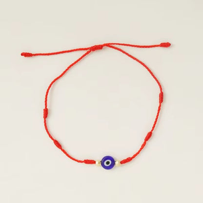 Turkish Lucky Evil Eye Bracelets Blue Evil Eye Bead Bracelet Men Women Handmade Lucky Jewelry Charm Bracelet Female Dropshipping