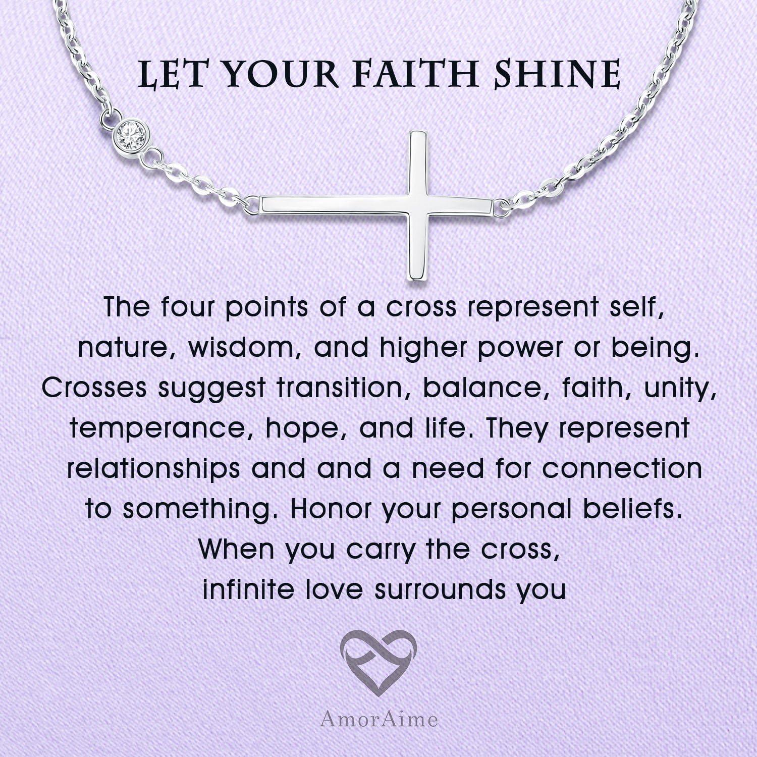 925 Sterling Silver Cross Bracelet for Women Christian Faith Bracelet 14K Gold Plated Bracelets Believe CZ Adjustable for Easter or Holiday