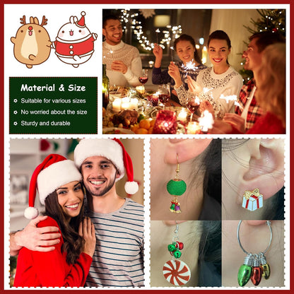 Christmas Earrings for Women Trendy Christmas Tree Snowflake Santa Candy Cane Earrings for Winter Stocking Stuffers Holiday Earrings Gifts Jewelry