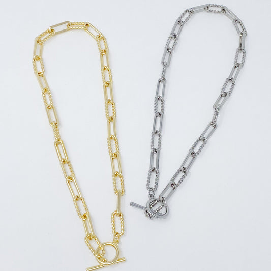 Toggle Chain Link Necklace