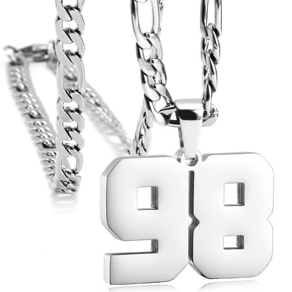 Number Charm Pendant