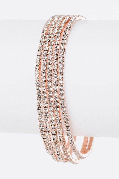 Crystal Stretch Bracelets Set