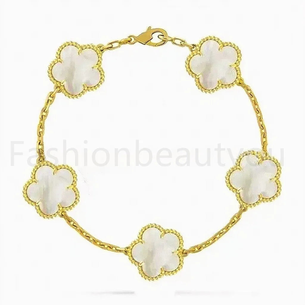 High Quality Designer Bracelet Women Luxury Four Leaf Clover Bracelet Designer Jewlery for Women Gold Bracelet Womens Bracelets Men Luxury Jewelry