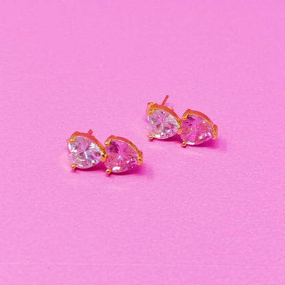 Two Colors of Love Earrings