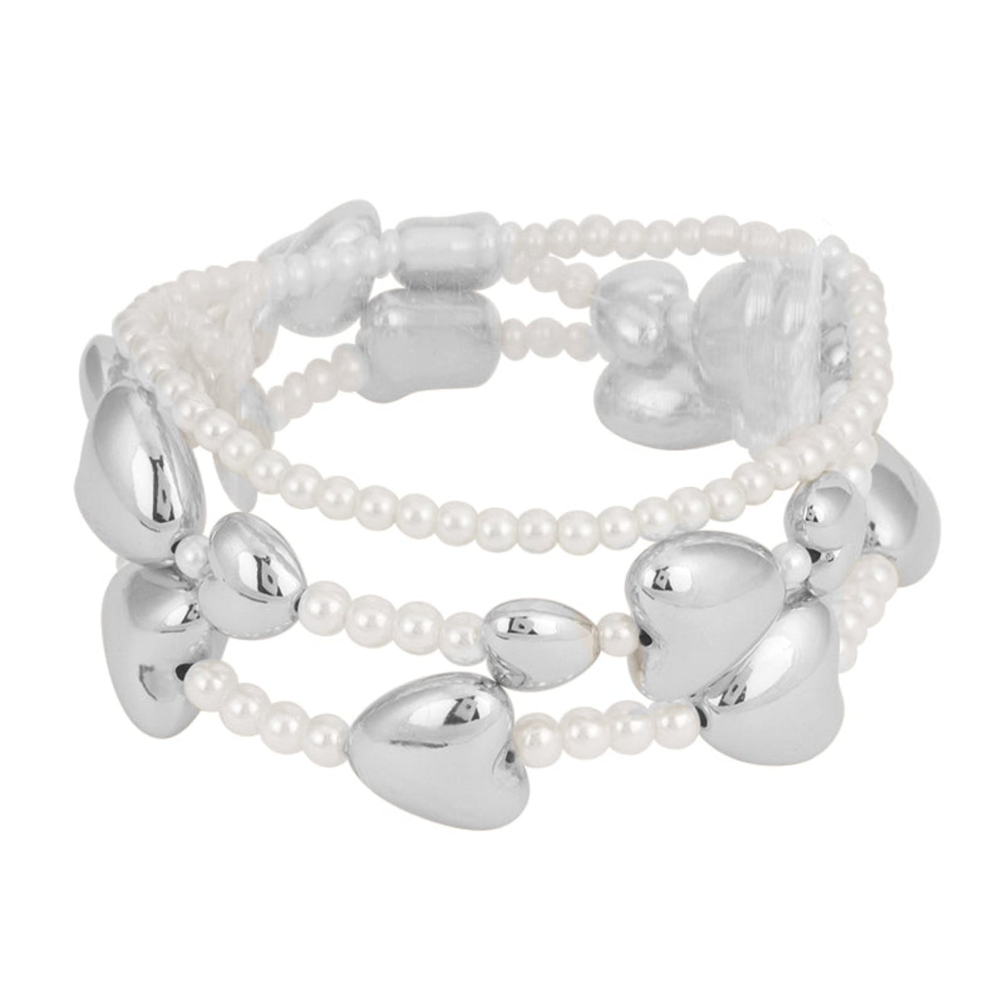 Annie Puffy Hearts Bracelet Set of 3