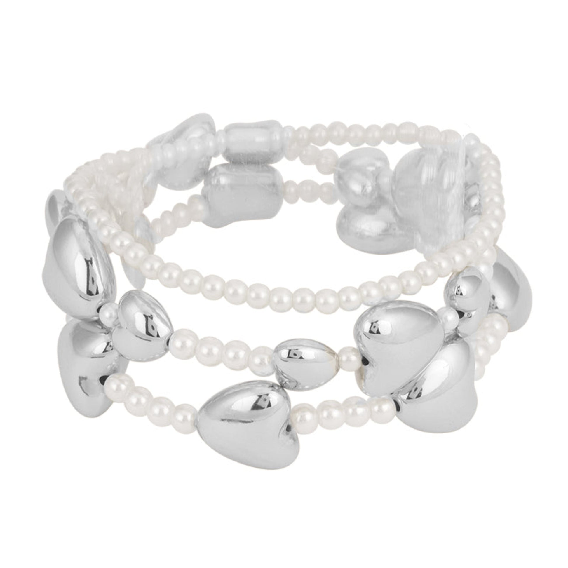 Annie Puffy Hearts Bracelet Set of 3