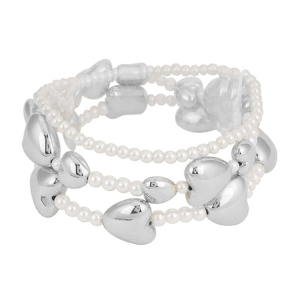 Annie Puffy Hearts Bracelet Set of 3