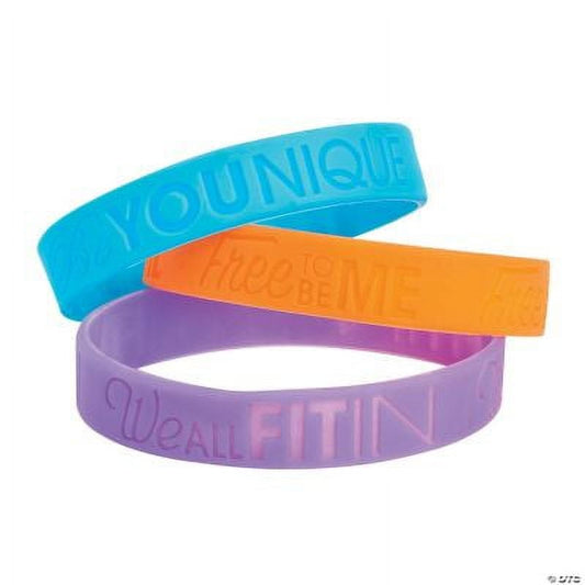 Be You Rubber Bracelets - Jewelry - 24 Pieces